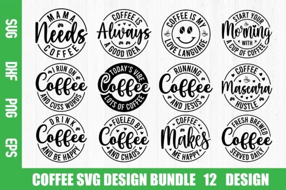 Download Coffee SVG Design Bundle - Premium Bundle